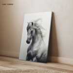 ⁦لوحة خيل عربي كانفس⁩ - الصورة ⁦2⁩